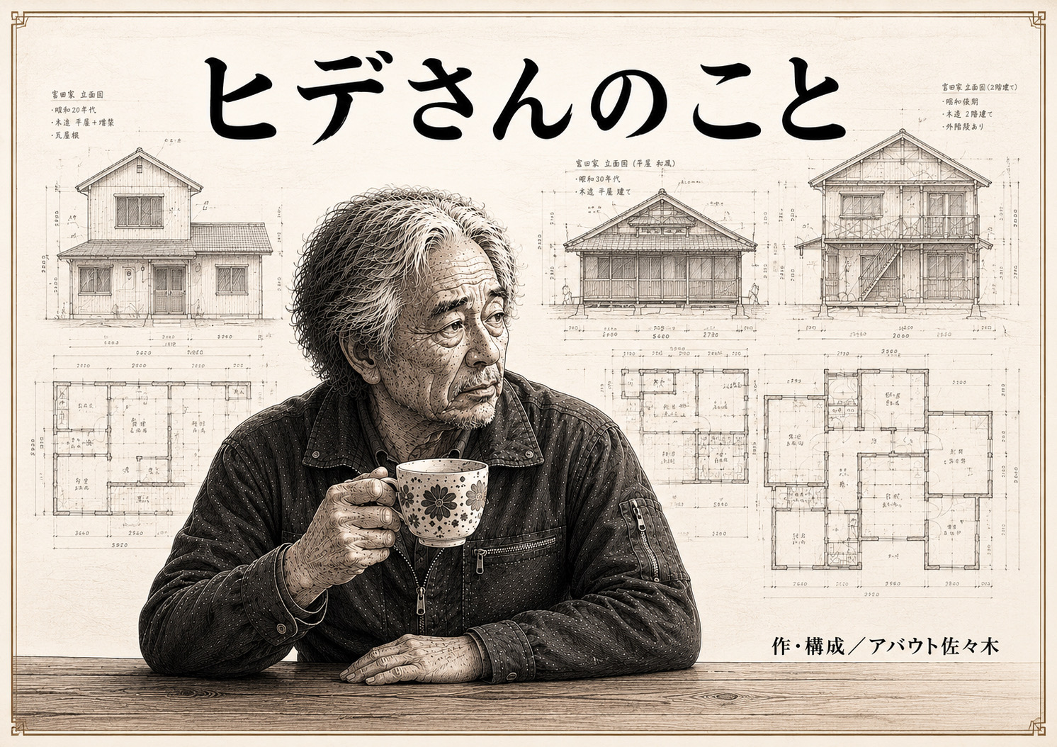 紙芝居『ヒデさんのこと』表紙
